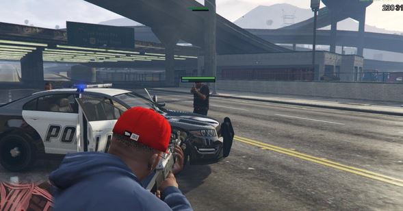 gta5人物血條MOD